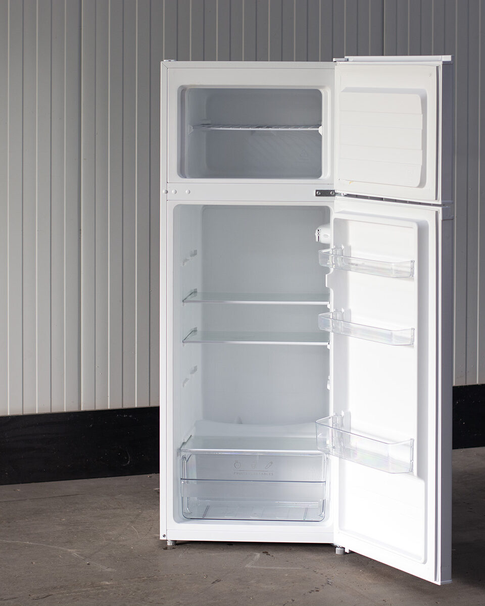 Koelkast + vries groot_open - Het Mobiele Keukenblok